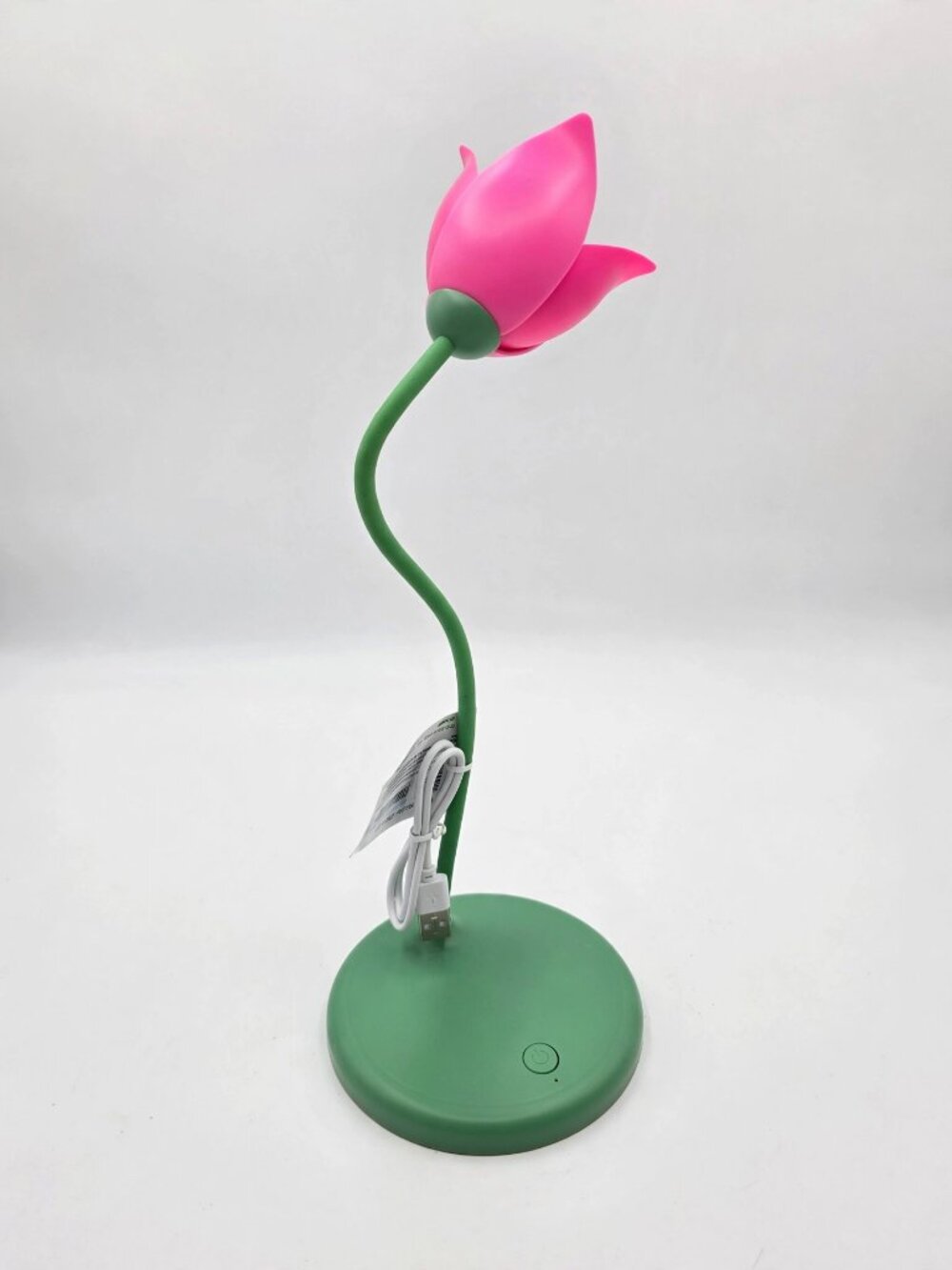 Target Flower LED Desk Lamp — Pink Petals, USB Powered